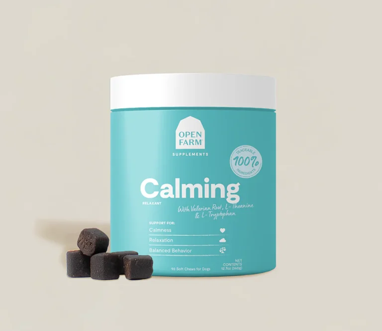 Open Farm Calming Chews for dogs.